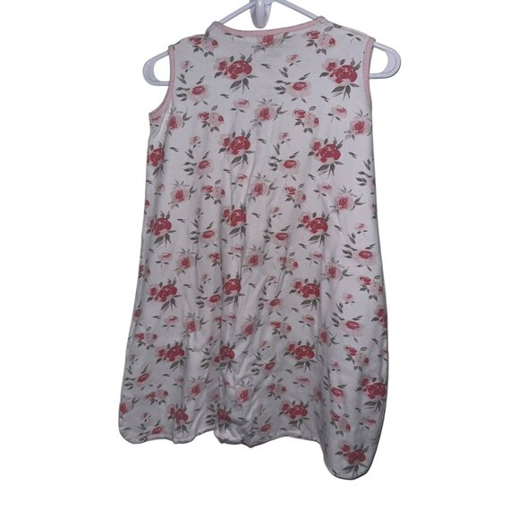 Mama Cheetah Organic Cotton Sleep Sack Sz XLarge 18-24 Months Pink Floral Zip - Picture 2 of 5